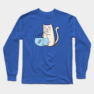 Fishing Cat Long Sleeve T-Shirt